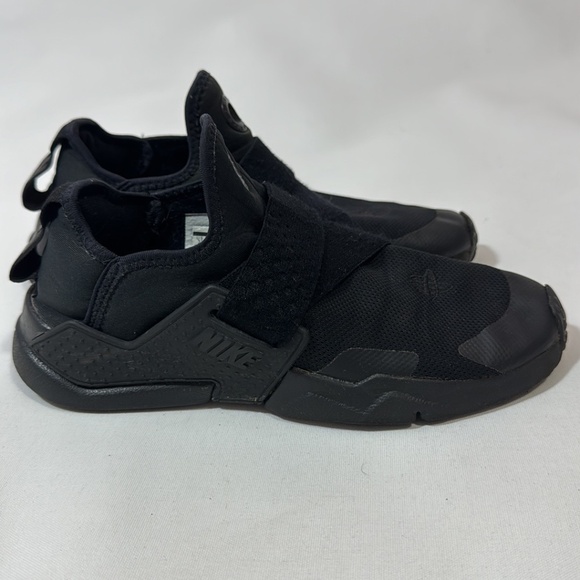 Nike Huarache Extreme Running Shoes Triple Black Youths Size 3Y Unisex - Picture 8 of 13